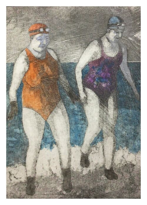A cold swim