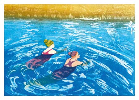 Ladies in the lake