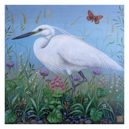Wading Egret
