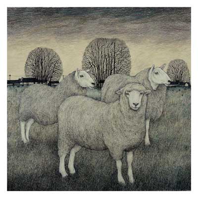 sheep & tree clumps