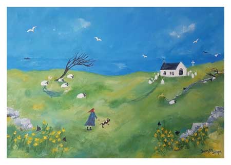 Heaven & Earth greeting card