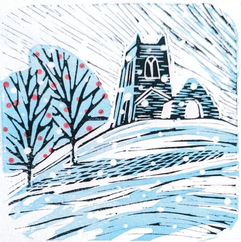 Snow on Burrow Mump