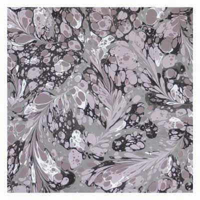 Abstract marbled pattern in shades of gray, black, and muted purple with fluid, organic shapes.