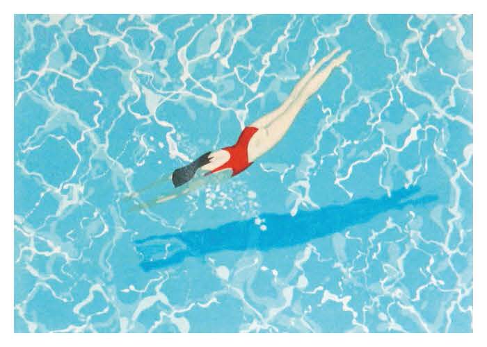 Diving in large