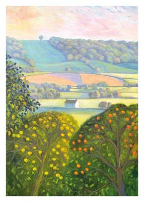 Ripening orchards of Mid Somerset