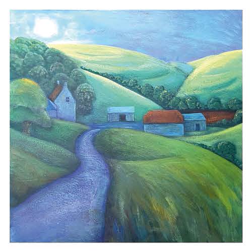 Moonlight adds mystery to a farm at Mapperton 