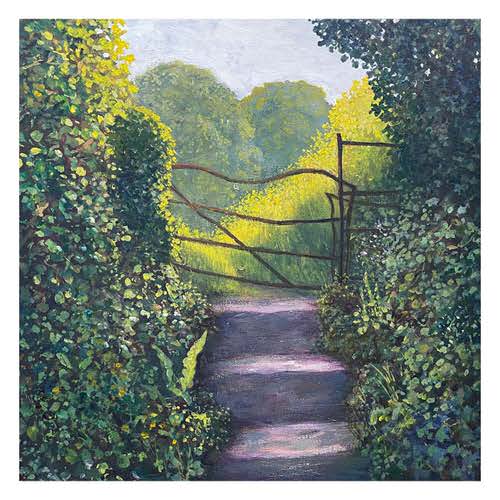 wrought iron gate