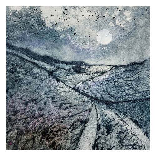 Moonlit valley