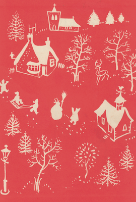 Red Christmas Paper